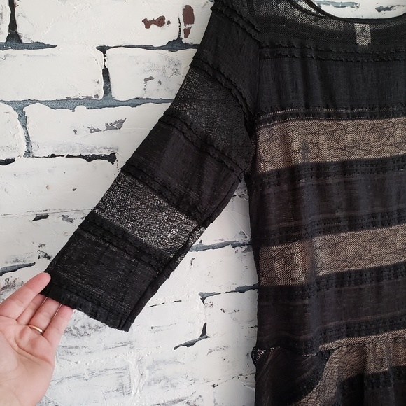 Semi formal Black Lace Dress - Picture 2 of 4